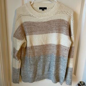 Fate Striped Knit Sweater